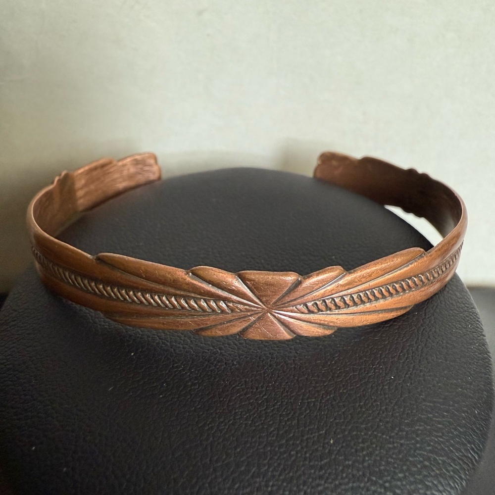 Solid Copper Unique Design Bracelet - image 2
